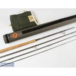 Hardy Bros Swift MkII 13ft 4pc carbon salmon fly rod line 8#, light use in MCB and cordura tube