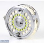 Shimano Ultegra 7/8 fly reel anodised finish rear drag adjuster, loaded with float line, very