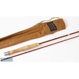 Farlow’s ‘The Midge’ split cane rod 6ft 2pc 1 7/8oz suction joint, in MCB, light use