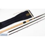 Hardy carbon match float rod 12ft (365cm) 3pc, appears unused, in MCB and plastic tube