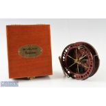 Fine Browning Revolver 4 ½” centrepin reel limited edition no 97, with chrome foot, bickerdyke