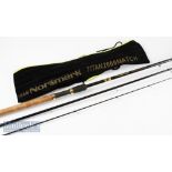 Normark Titan 2000 carbon match rod 13ft 3pc with mcb, plastic tube, signs of very light use