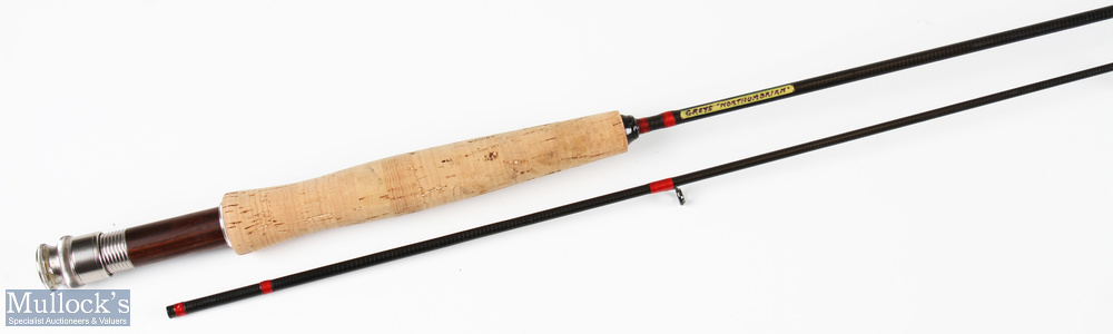 Grey’s Northumbrian brook rod 7ft 2pc 3/4 line, good used condition, in cloth bag and alloy tube - Image 2 of 2