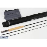 Greys GRXi 7ft 3pc carbon fly rod line 2/3#, very lightly used with MCB and cordura tube