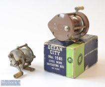 2x American Multiplying Reels (2) Ocean City No. 1581 level wind multiplier c/w on/off check in