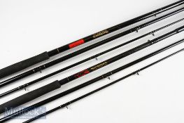 Normark black medallion 15ft graphite spey casting rod 3pc in mcb plus a Normark black medallion