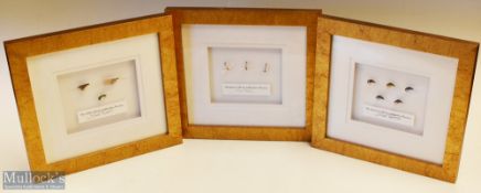 Selection of Flies tied by Steve Thornton Framed Displays featuring The Ammonite Collection, The