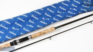 Daiwa carbon made in Scotland spinning rod 9ft 2pc with FRP S-20 reel seat in mcb