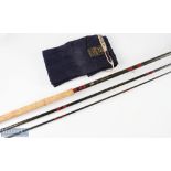 Bruce & Walker salmon rod 15ft 3pc in a Hardy cloth bag, good condition