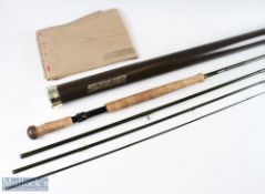 Sage Z-Axix 8129-4 fly rod 12ft 9ins 7 5/8oz, line 8, 4pc, good – used condition, in MCB and alloy