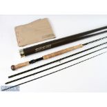 Sage Z-Axix 8129-4 fly rod 12ft 9ins 7 5/8oz, line 8, 4pc, good – used condition, in MCB and alloy