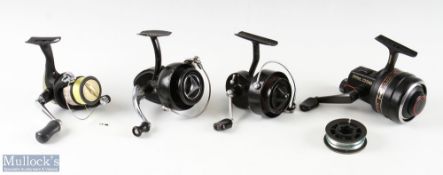 Mixed Selection of reels to include K P Morritt Intrepid Elite fixed spool reel in good condition,