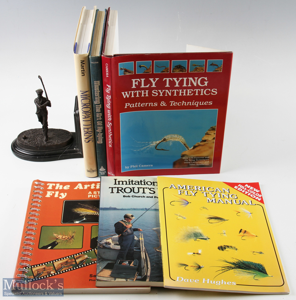 Fishing Book Selection consisting of American Fly Tying Manual, Imitations of the Trout World, Fly