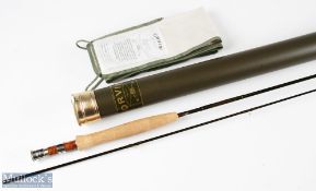 Fine Orvis T3 mid flex 6 2 7/8oz carbon fly rod 7ft 6in 2pc line 3#, appears unused, in MCB and