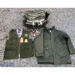 Masterline wanderer cord fishing vest XL together with a regatta jacket XL and Catchcarp classic