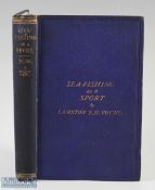 Young, Lambton J. H. – “Sea-Fishing As A Sport” 1865 1st edition, illustrated with original blue