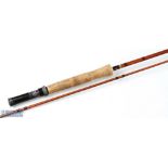 Sharpe’s 9ft split cane fly rod 2pc with cloth bag