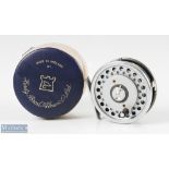 Hardy Bros England Marquis #6 Multiplier alloy trout fly reel with alloy smooth foot, quick