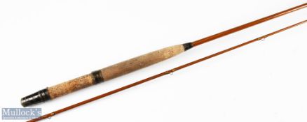 Ogdon & Stockton Cheltenham greenheart 10ft fly rod 2pc in used cloth bag