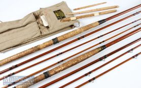 C Playfair & Co Grants vibration spliced Spey rod 13ft 6in 3pc plus spare tip, new tip ring required