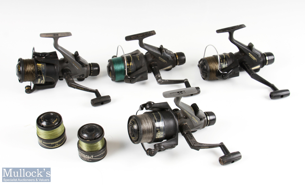 4x Various Daiwa spinning reels to include Regal X 4050BRT models (x2) together with Regal Z 4050BRT