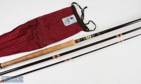 Webley & Scott 12ft 6in ‘The Glen Fly’ salmon fly rod 3pc 9# with mcb