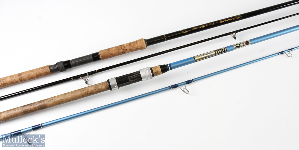 ABU Atlantic 403 zoom 9ft spinning rod 10-60g, c/w adjustable reel seat, with MCB, together with