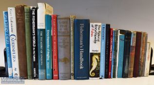 Quantity of Assorted Fishing Books with titles such as An Album of the Chalk Streams, Poacher’s