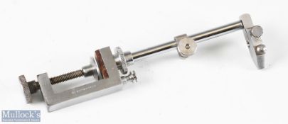 Farlow’s & Co Fly Tying Vice with twin adjustable screw clamp and table clamp, length approx.