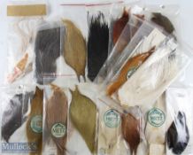 Quantity of Fly tying feathers, capes and saddles etc consisting of Metz capes, Super Saddles,