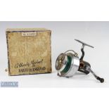 Hardy Bros Altex No3 Mk V fixed spool reel with folding handle, Brit Pat end plate, on/off check,