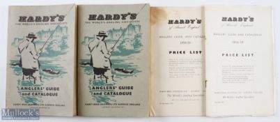 1957 and 1958 Hardy Bros Anglers’ Guides 63rd and 64th editions with 1956/7 and 1958/9 price guide