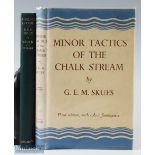 2x G. E. M. Skues Related Fishing Books – incl Skues “Minor Tactics of the Chalk Stream”, 1950 3rd