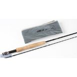 Greys GRX Carbon 8ft fly rod 2pc line 3/4# with light use, cloth bag and cardboard tube