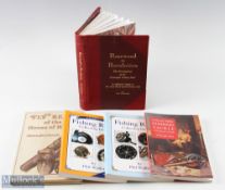 Fishing Reel Reference Books titles include Rosewood to Revolution Signed Ltd Ed in half leather,