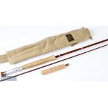 Sharpe’s ‘The Scottie’ made for Farlows sea trout fly rod 9ft 2pc 7/8 with butt extension, light