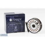 Hardy Bros England 3 ¼” Viscount 130 alloy fly reel with smooth alloy foot, rear drag, constant