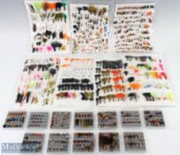 Large Mixed Fishing Fly Selection – containing a selection of small flies on foam mounts with 7 foam