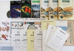 1960 – 1969 Hardy Bros Anglers’ Guides and Price List Supplements with price guides running from