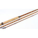 Unnamed Cane salmon rod 14ft 3pc in cloth bag