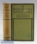 Francis Francis – A Book on Angling, 1920, with coloured plates of salmon flies with other