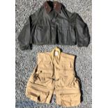 Men’s Barbour Spey Jacket (A130) men’s size XL, shows signs of use, together with a England’s Fly