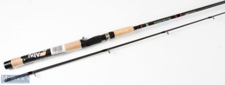 ABU Garcia Silver Max lure rod 6ft 6in 2pc unused plastic on handle in cloth bag