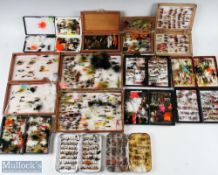 Mixed Selection of Fishing Flies – of various sizes and designs, hundreds of flies in total, all