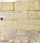 West Midlands – Solihull – 18th and 19th century Indentures and Deeds many having Burton Crompton