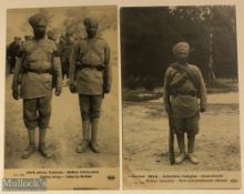 India – WWI Military Postcards (2) Sikh soldiers of the Indian army WWI, France