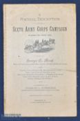 Americana – Civil War – A Poetical Description of the 6th Army Corp Campaign During the Year 1863