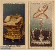 India - Original Churchman’s cigarette cards of The Golden throne of Ranjit Singh and the Kohinoor