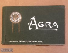 Postcard book of Agra, India (12) c1900s published by pasha & co Agra. All cards present includes