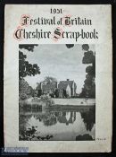 Festival Of Britain Cheshire Scrap-Book Publication 1951. This is not a Scrap-book, but a special